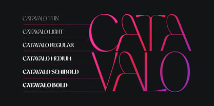 Catavalo Font Poster 4