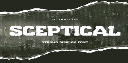 Sceptical Font Poster 1
