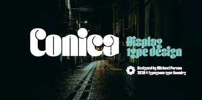 Conica Font Poster 1