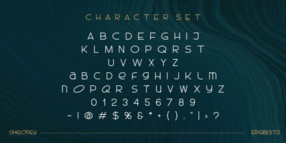 Cheorcy Font Poster 10