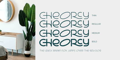 Cheorcy Font Poster 8