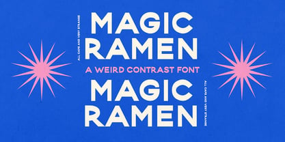 Magic Ramen Font Poster 1