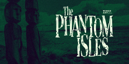 Phantom Isles Font Poster 1