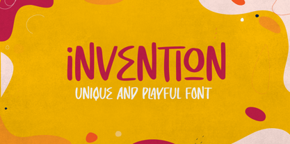 Invention Font Poster 1