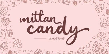 Mittan Candy Font Poster 1