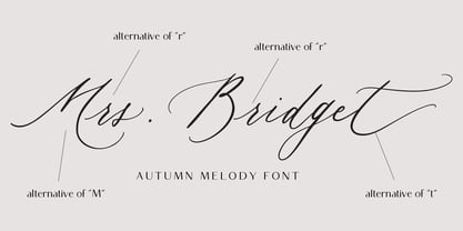 Autumn Melody Font Poster 2
