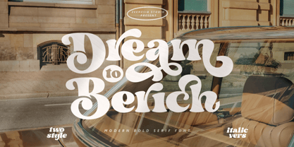 Dream to Berich Font Poster 15