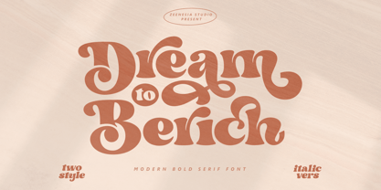 Dream to Berich Font Poster 1