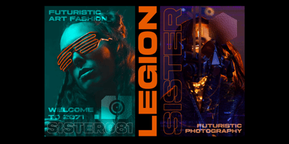 Cyberion Font Poster 2