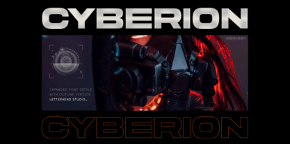 Cyberion Font Poster 1