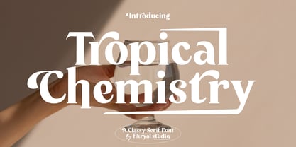 Tropical Chemistry Font Poster 1