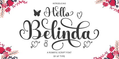 Hello Belinda Font Poster 1
