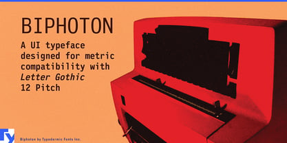 Biphoton Font Poster 1