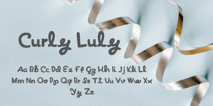 Curly Luly Font Poster 4