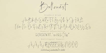 Ballonest Font Poster 12