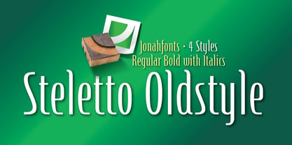 Steletto Oldstyle Font Poster 1