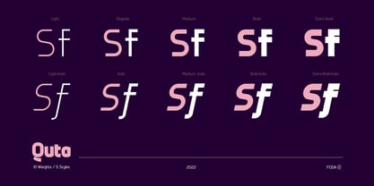 Quta Font Poster 2