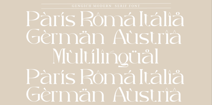Gengich Font Poster 5