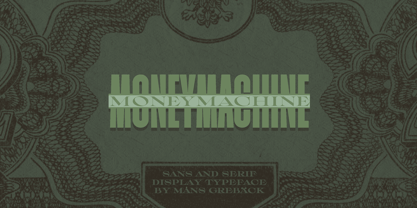 Moneymachine Font Poster 1