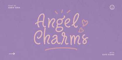 Angel Charms Fuente Póster 1