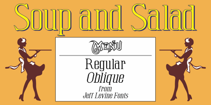 Soup and Salad JNL Font Poster 1