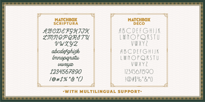 Matchbox Font Collections Font Poster 10