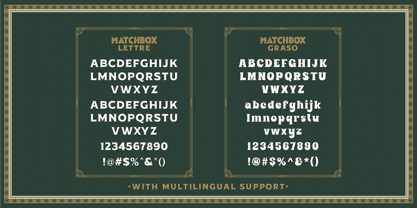 Matchbox Font Collections Font Poster 9