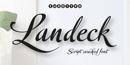 Landeck Font Poster 1