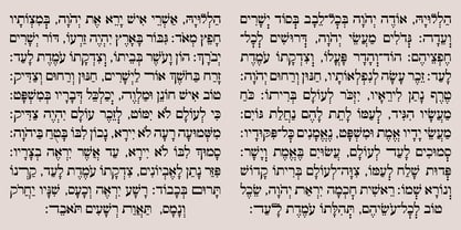Hebrew Yiddish Std Fuente Póster 7