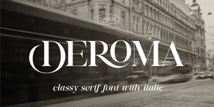 Deroma Font Poster 1