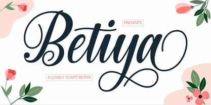 Script Betiya Font Poster 1