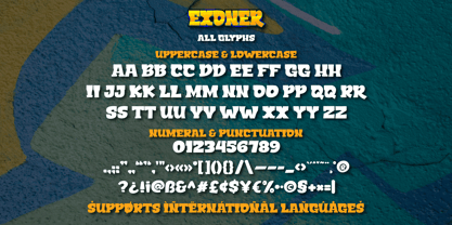 Exoner Font Poster 8