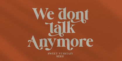 Sweet Vusstain Font Poster 7