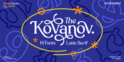 Kovanov Font Poster 1