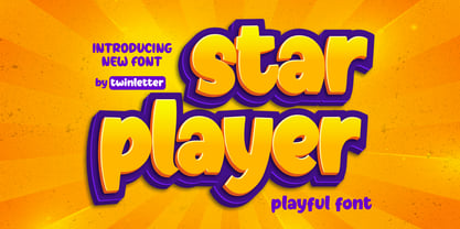 Starplayer Font Poster 1