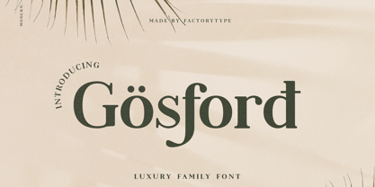 Gosford Font Poster 1