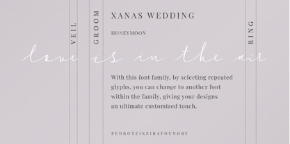 Xanas Wedding Font Poster 7