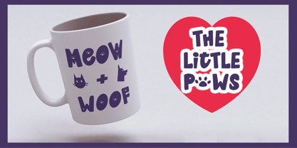 Little Paws Font Poster 4