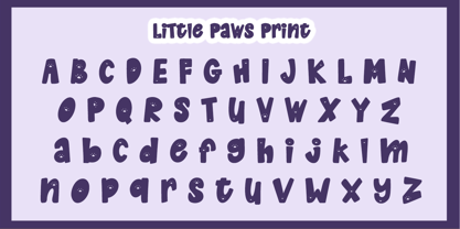 Little Paws Font Poster 6