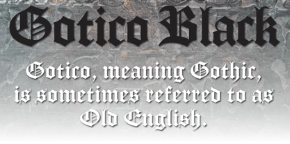 Gotico Font Poster 3