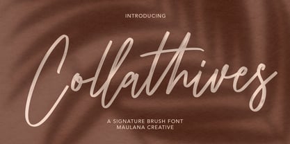 Collathives Font Poster 1