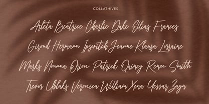 Collathives Font Poster 5