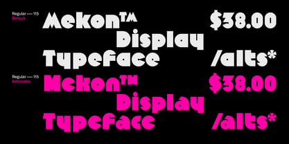 Mekon Font Poster 13