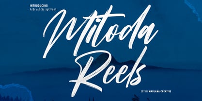 Mitoda Reels Font Poster 1