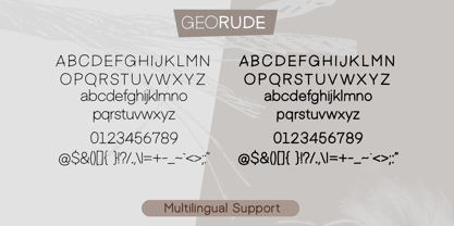 Georude Font Poster 6