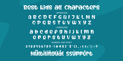 Best Kids Font Poster 8