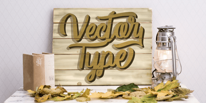 Vector Type Fuente Póster 5