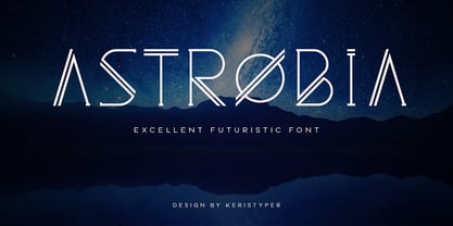 Astrobia Font Poster 1