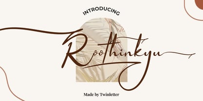 Roothinkyu Font Poster 1