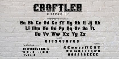 Croftler Font Poster 2
